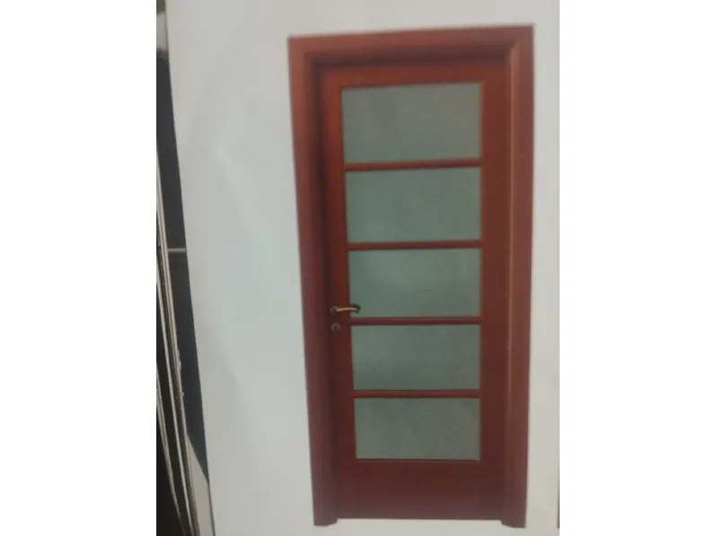 Porta moderna Garofoli Porta battente mod supra 5v con vetro  SCONTATA