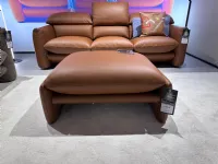 Pouf in pelle Modello chocomagic a marchio Calia a prezzo scontato