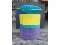 Pouf in tessuto Cylinder a marchio Artigianale a prezzo ribassato