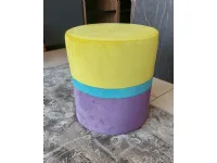 Pouf in tessuto Cylinder a marchio Artigianale a prezzo ribassato