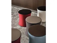 Pouf modello Davis drum  Minotti a prezzi outlet 