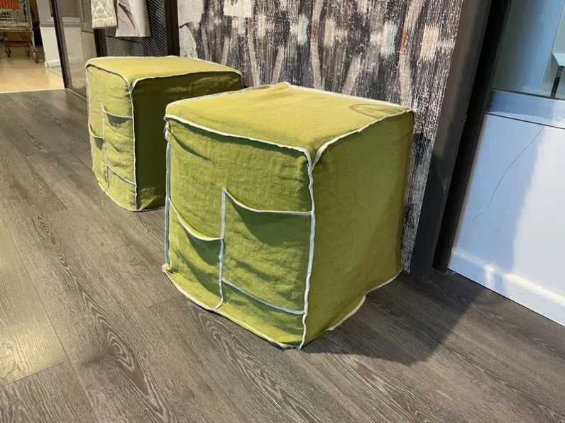 Pouf moderno modello Cv 125 cookie Collezione esclusiva a prezzo scontato