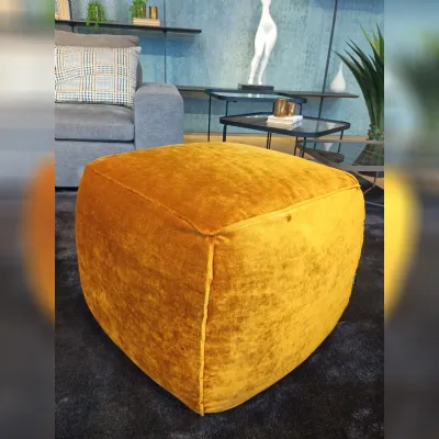 Pouf in tessuto Eden a marchio Pianca a prezzo ribassato