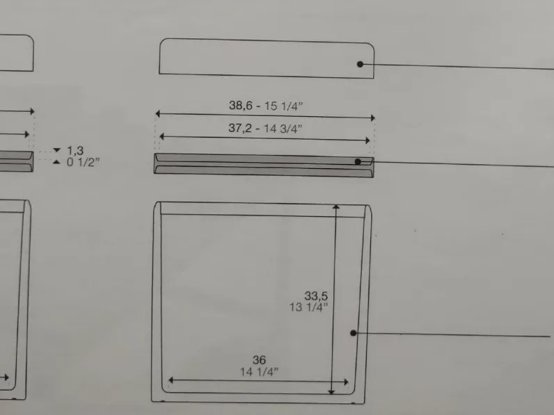 Pouf in tessuto Nobu a marchio Alf da fre a prezzo scontato