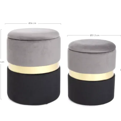 Pouf moderno modello Polly Artigianale a prezzo scontato