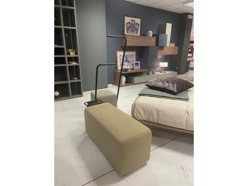 Pouf in tessuto Pouf mondrian a marchio Santalucia a prezzo ribassato