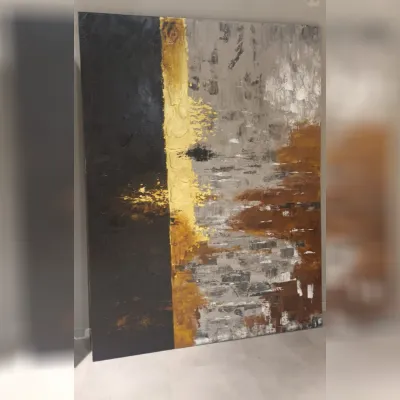 QUADRO Artigianale Quadro golden earth SCONTATO