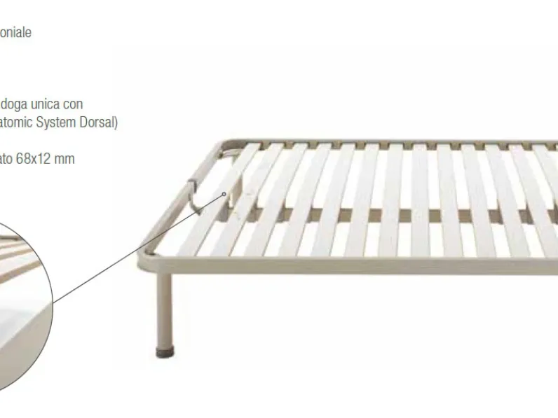 Rete letto dell'azienda Dorsal SCONTATA a PREZZI OUTLET