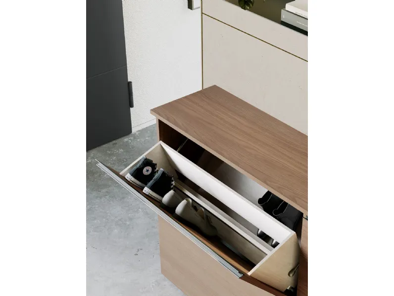 Scarpiera in melaminico Minima di Birex in offerta