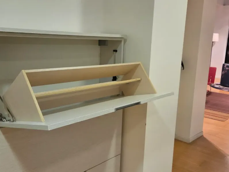 Scarpiera modello Scarpiera minima olmo chiaro  di Birex in melaminico in Offerta Outlet