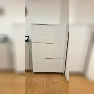 Scarpiera modello Scarpiera minima olmo chiaro  di Birex in melaminico in Offerta Outlet
