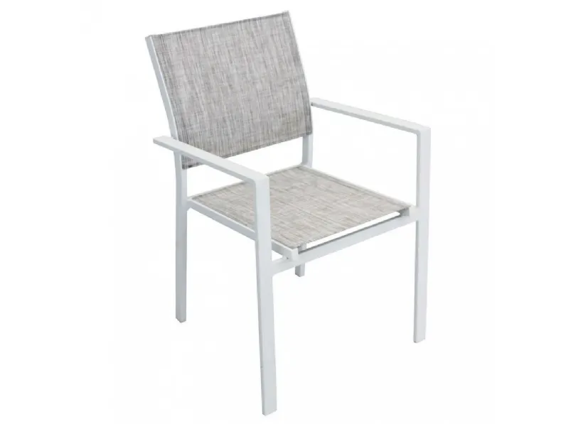 Sedia Poltroncina jamaica bianca - cosma per l'esterno a marchio Cosma outdoor living a prezzi outlet