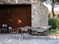 Sedia da giardino modello Sedia fox grigio antico Vermobil a prezzo Outlet