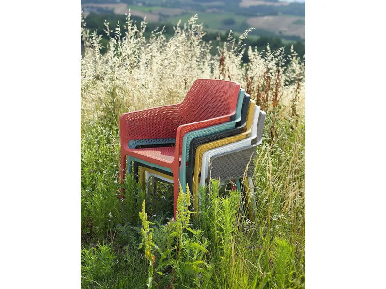 Sedia da giardino Net relax corallo Nardi in offerta