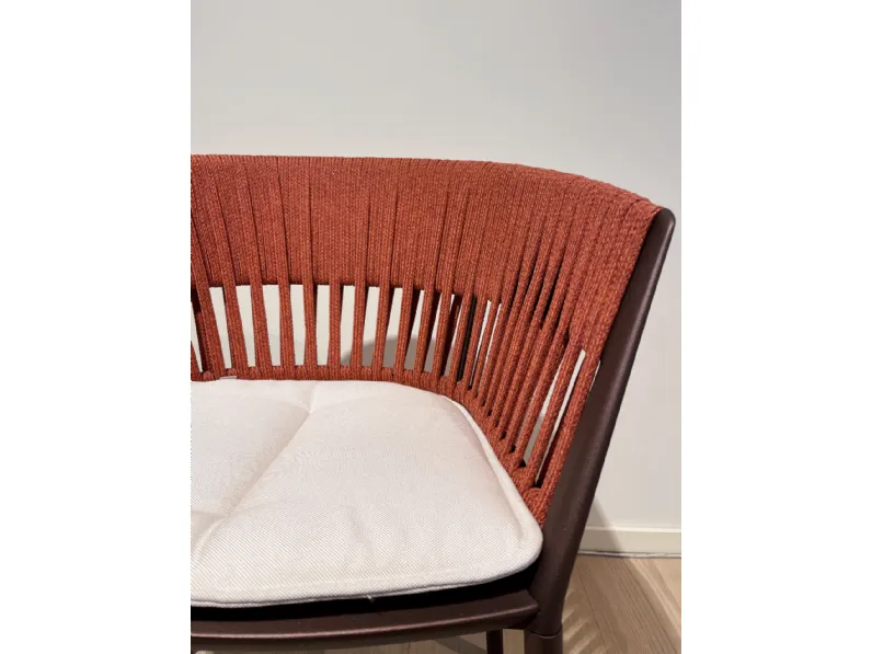 Sedia da giardino Poltroncina ria  intreccio completo Collezione esclusiva con forte sconto