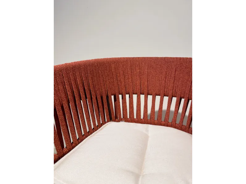 Sedia da giardino Poltroncina ria  intreccio completo Collezione esclusiva con forte sconto