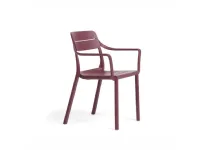 Sedia da giardino Sedia con braccioli cassia borgogna  Nardi con forte sconto