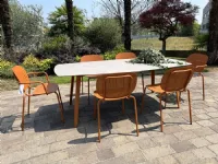 Arredo giardino Scab: sedia modello Si-si dots (set 4 sedie) SCONTATA