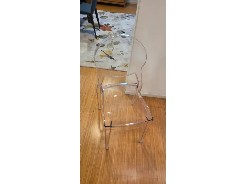 Sedia da cucina 4 sedie metalcrilato trasparente  di La seggiola SCONTATA 50%