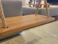 Sedia da giardino realizzata in legno Altalena sedia tavolino o comodino  di Tomasella 