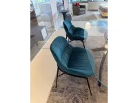 Sedia in tessuto fissa Amelie in Offerta Outlet