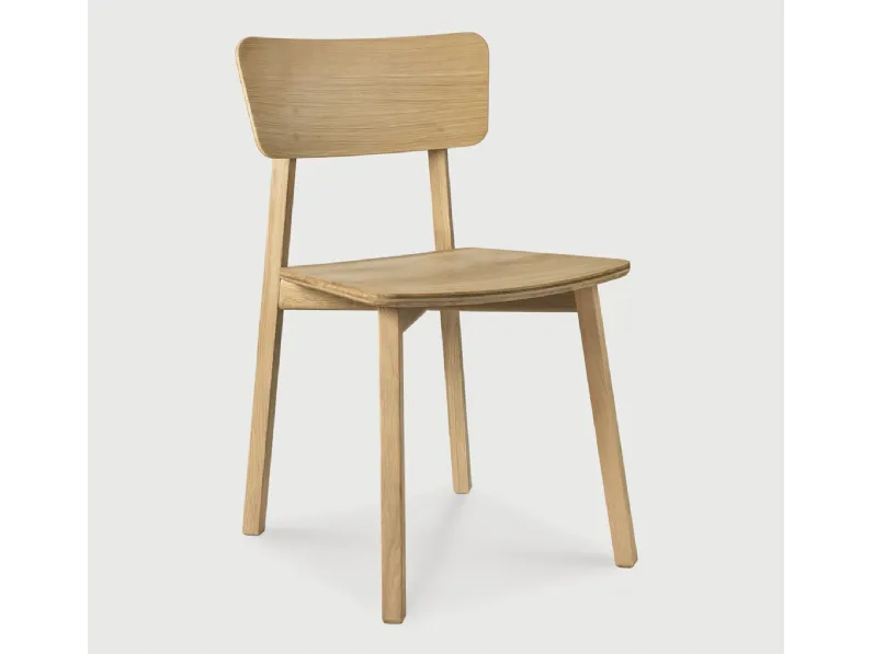 Sedia Ethnicraft casale in rovere Artigianale a prezzo ribassato