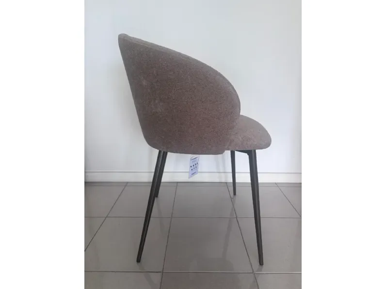 Sedia di Bontempi modello Rebecca 3476 da soggiorno in offerta -32%