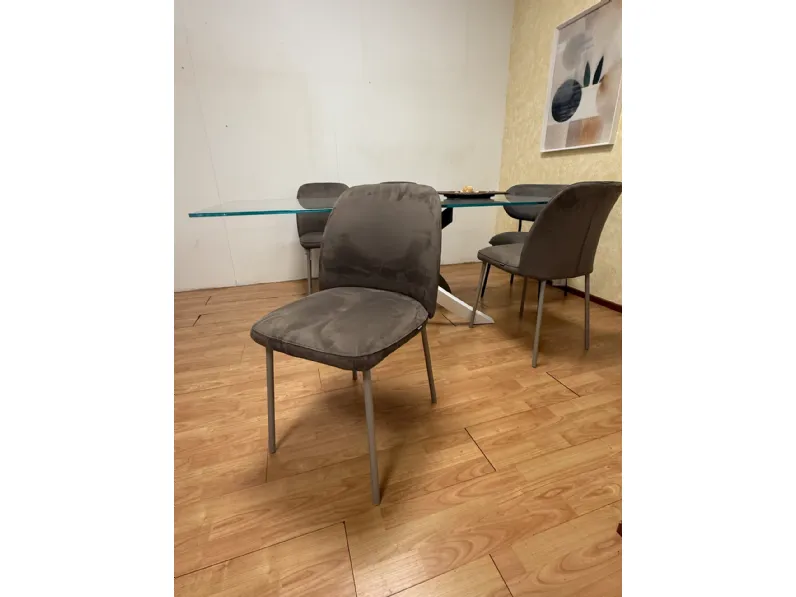 Sedia da soggiorno Set 4 sedie vivian di Bontempi SCONTATA 30%