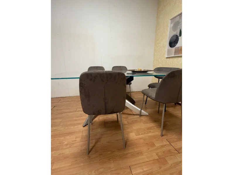 Sedia da soggiorno Set 4 sedie vivian di Bontempi SCONTATA 30%