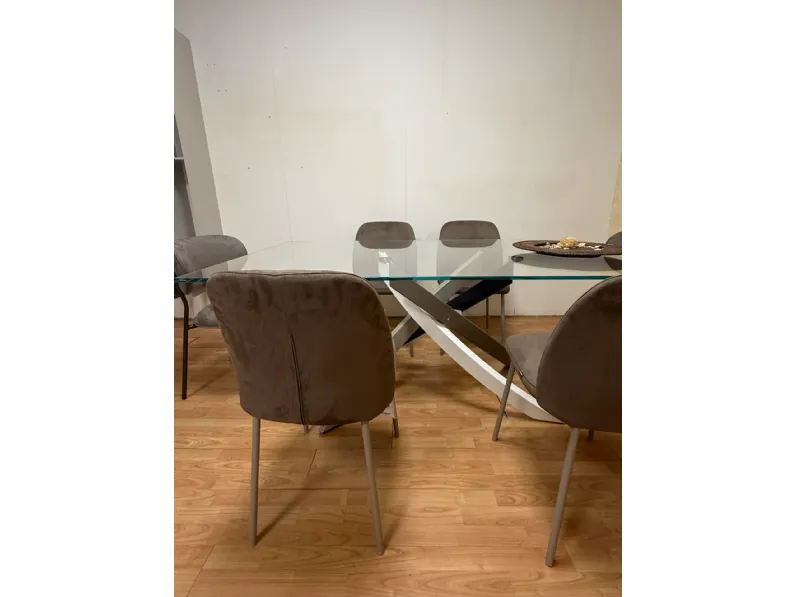 Sedia da soggiorno Set 4 sedie vivian di Bontempi SCONTATA 30%