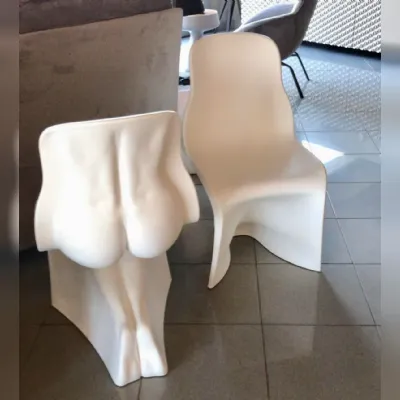 Sedia in plastica senza braccioli Casamania him & her in offerta