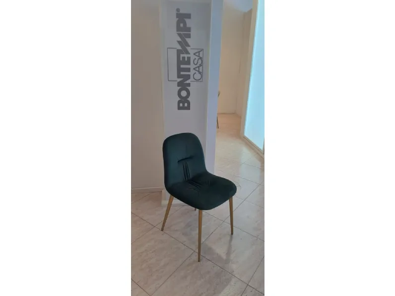 Sedia senza braccioli Chantal di Bontempi in Offerta Outlet