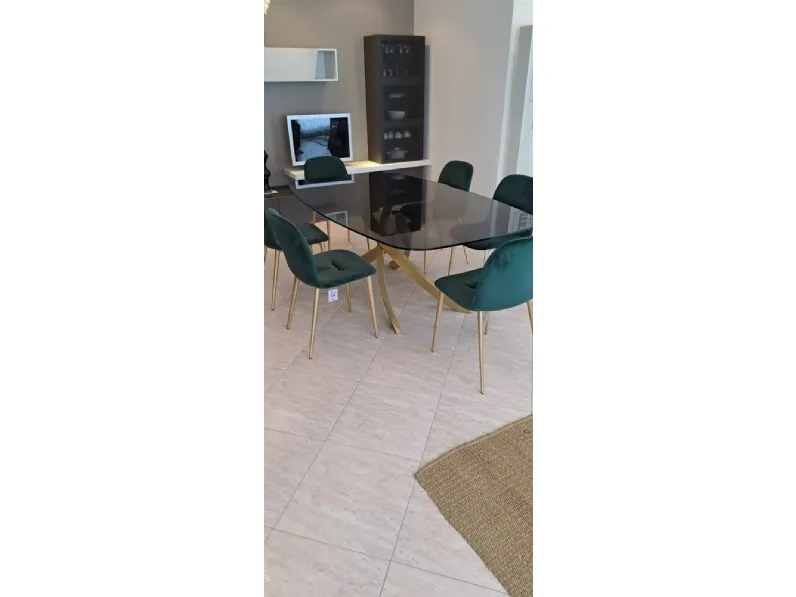 Sedia senza braccioli Chantal di Bontempi in Offerta Outlet