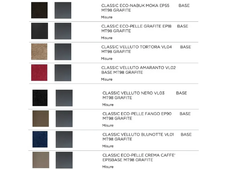 Sedia da soggiorno Classic di Ozzio SCONTATA 55%