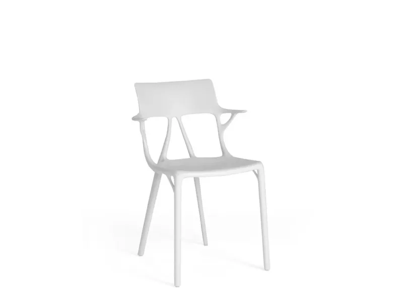 Sedia da soggiorno realizzata in plastica A.i. di Kartell 