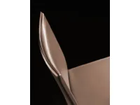 Sedia di Julia italia modello Agata large braccioli da soggiorno in offerta -35%