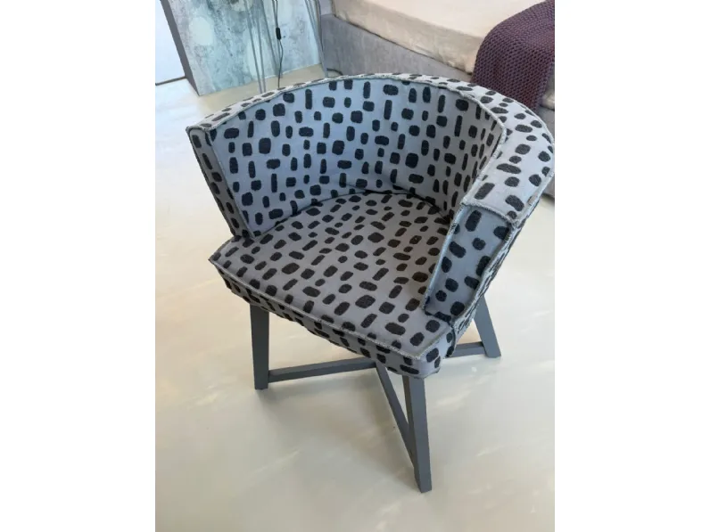 Sedia di Gervasoni modello Gervasoni poltroncine gray da soggiorno in offerta -35%