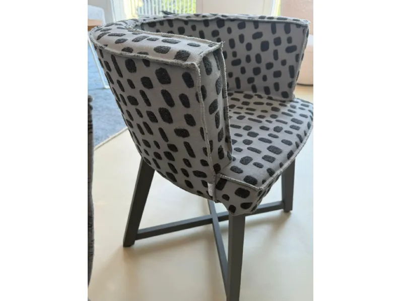 Sedia di Gervasoni modello Gervasoni poltroncine gray da soggiorno in offerta -35%