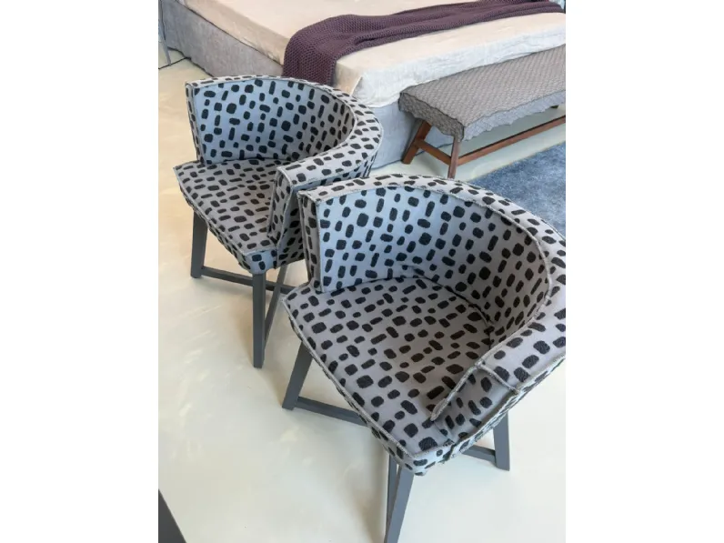 Sedia di Gervasoni modello Gervasoni poltroncine gray da soggiorno in offerta -35%