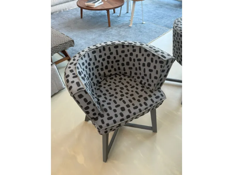 Sedia di Gervasoni modello Gervasoni poltroncine gray da soggiorno in offerta -35%
