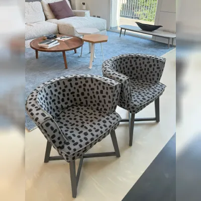 Sedia di Gervasoni modello Gervasoni poltroncine gray da soggiorno in offerta -35%