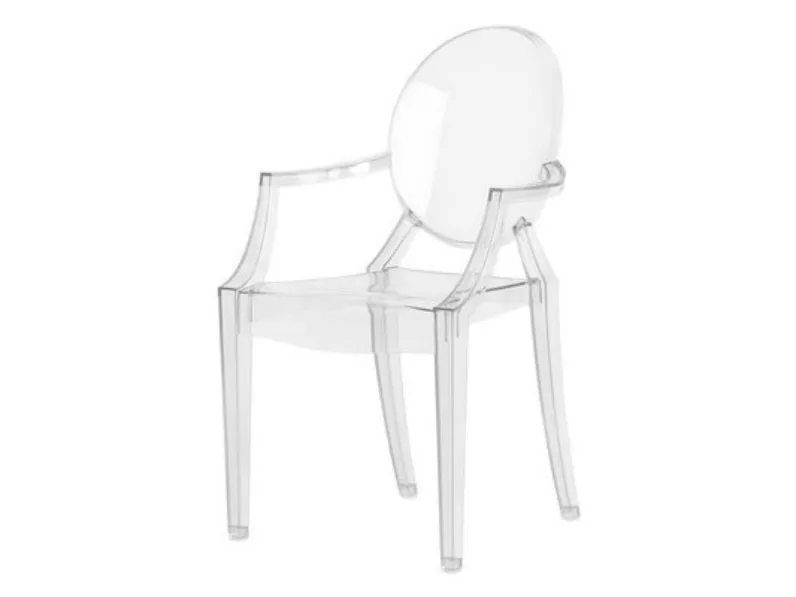 Sedia Kartell Lou lou ghost a PREZZO OUTLET
