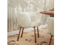 Sedia di Midj modello Mys da soggiorno in offerta -30%