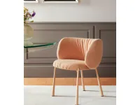 Sedia di Midj modello Mys da soggiorno in offerta -30%