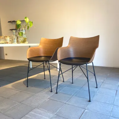 Sedia Qwood poltroncine legno 3d Kartell con un ribasso vantaggioso