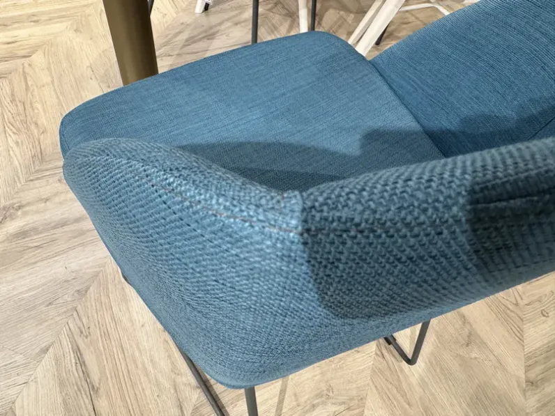 Sedia in tessuto poltroncina Cv 607 tone in Offerta Outlet