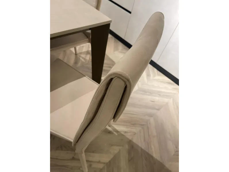 Sedia con schienale alto Cv 643 sedia kilt brera home di Collezione esclusiva a prezzo scontato