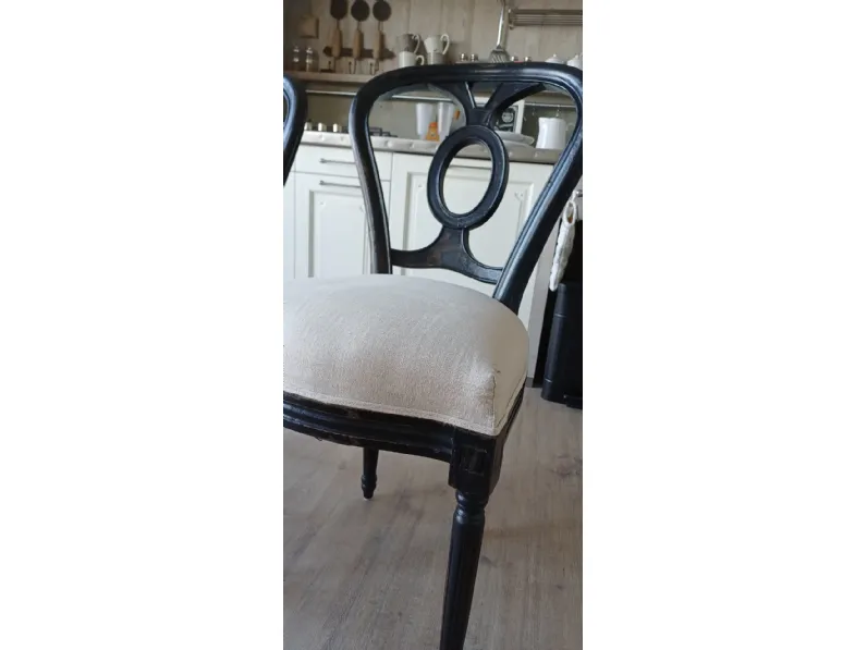 Sedia da soggiorno D4648 di Dialma brown SCONTATA 45%