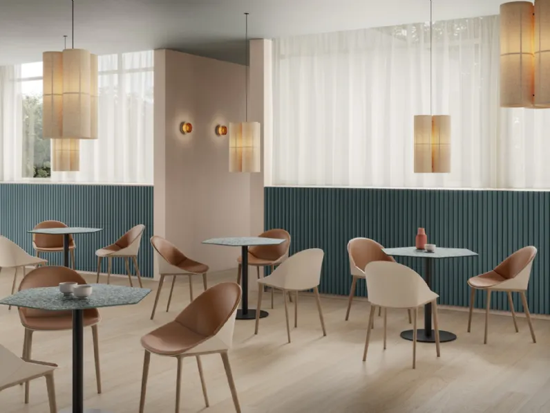 Sedia senza braccioli Kross di Kastel in Offerta Outlet