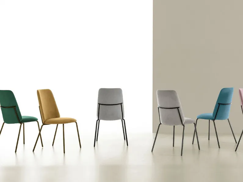 Sedia modello Easy con schienale alto di Target point 